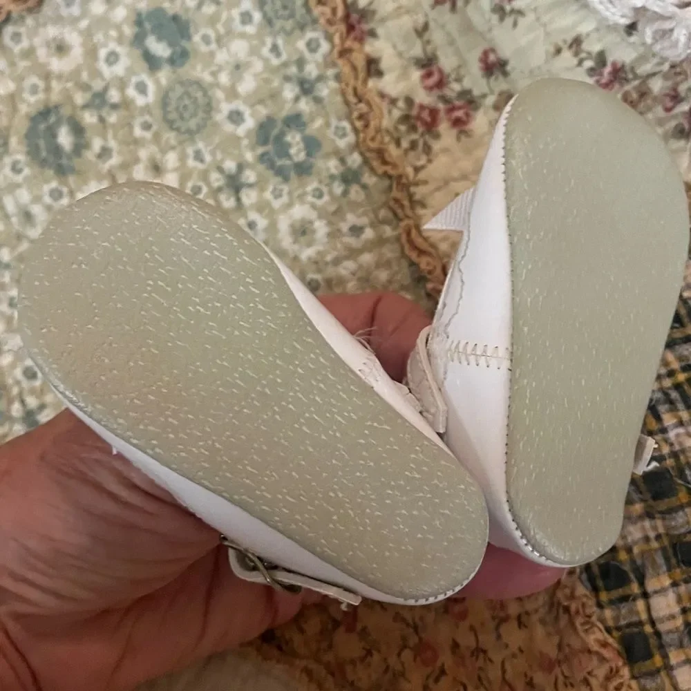 Baby white shoes